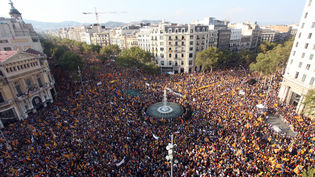 Estat propi. Manifestació multitudinària per reclamar la independència de Catalunya l'11 de setembre/ Celia Atset
