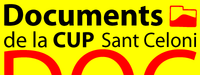 Els documents de la CUP Sant Celoni