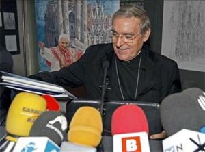 El cardenal Martínez Sistach. · 