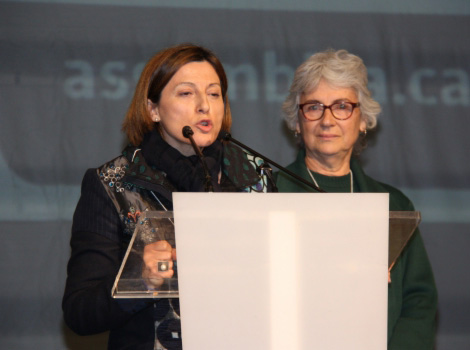 Carme Forcadell i Muriel Casals
