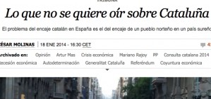 A propòsit de 'Lo que no se quiere oir sobre Cataluña', de César Molinas
