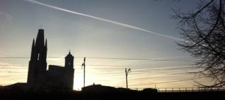 Imatge del cel de Girona