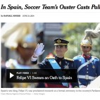 La premsa internacional destaca Catalunya com a principal problema de Felipe