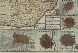 Detall mapa La Feuille. Amsterdam, 1706