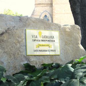 Monument a la Via Catalana. Els Monjos. Josep Arasa