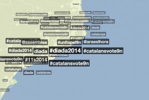 #CatalansVote9N, 'trending topic' mundial