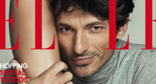 Andrés Velencoso, primer home en una portada de la revista «Elle» 