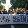 Josep Vendrell en la manifestació &quot;Obriu Fronteres, volem acollir!&quot;