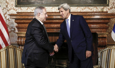El primer ministre israelià, Benjamin Netanyahu, i el secretari d'Estat dels EUA, John Kerry.