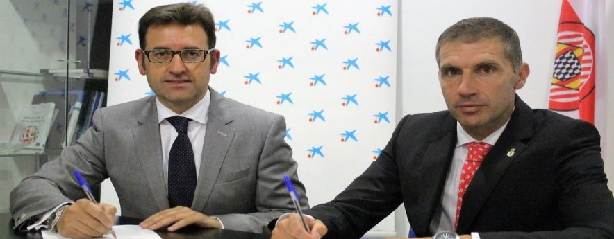 El Girona FC i CaixaBank renoven l'acord de patrocini per a la temporada 2016-2017