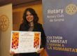Nancy Romero guanyadora de la 1a edició del "Premi literari juvenil Jordi Vilamitjana" FOTO: IVAN MARTIN MORENO