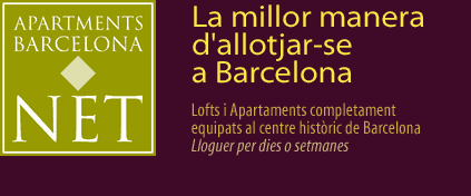 apartments barcelona.net. La millor manera d'allotjar-se a Barcelona. Lofts i apartaments completament equipats al centre històric de Barcelona. Lloguer per dies o setmanes