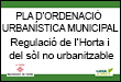 Pla d'Ordenació Urbanística Municipal - Regulació Horta