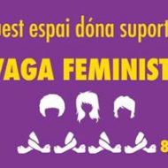 Suport a la vaga feminista del 8M