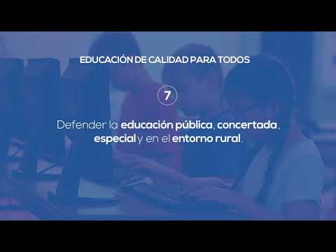 Nuestro contrato con España - Educación