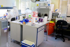 Un laboratorio donde se analizan las muestras.