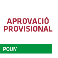 poum APROVACIÓ PROVISIONAL