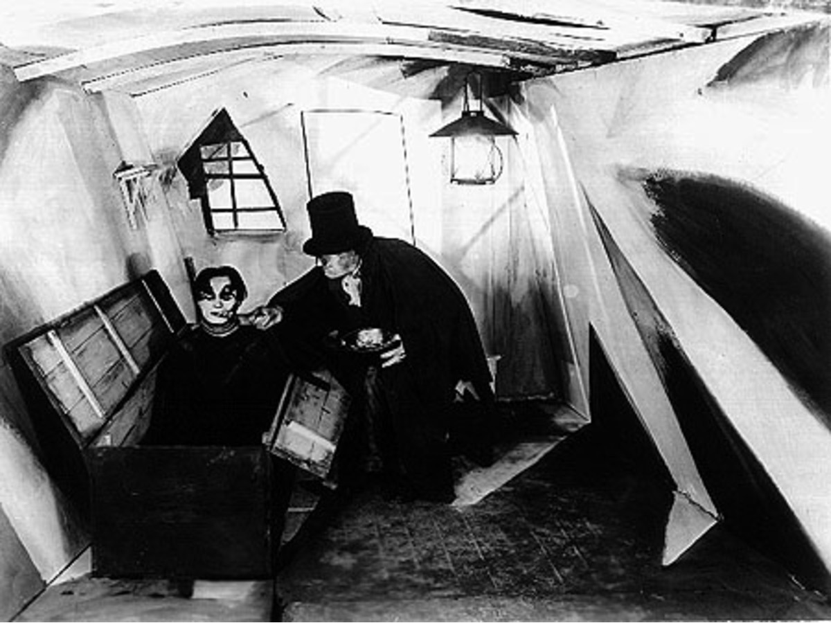 Una imatge del film «El gabinet del Dr. Caligari» 