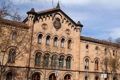 Fachada del edificio histórico de la Universidad de Barcelona.