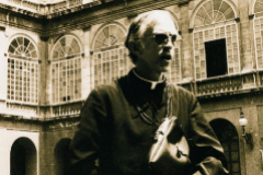Foto de archivo del álbum personal del teólogo y obispo catalán Pedro Casaldáliga.