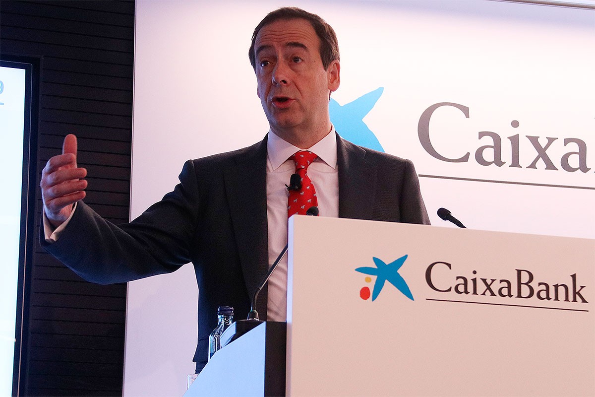 El conseller delegat de CaixaBank, Gonzalo Gortázar