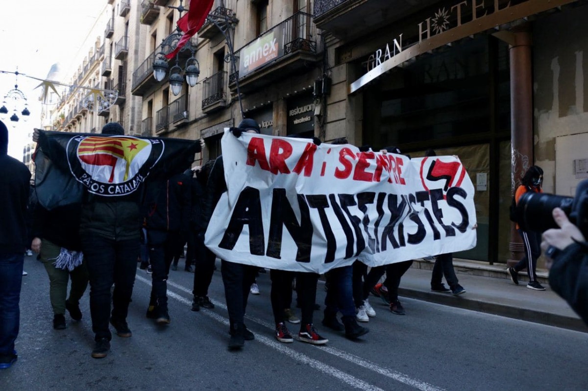 Concentració antifeixista a Barcelona, aquest diumenge