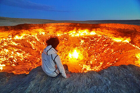 Este rincón del desierto de Karakum atraía a cientos de turistas al año.