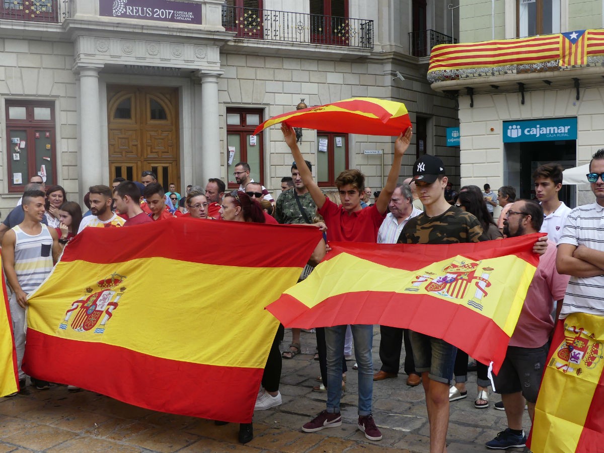 Concentració espanyolista a Reus