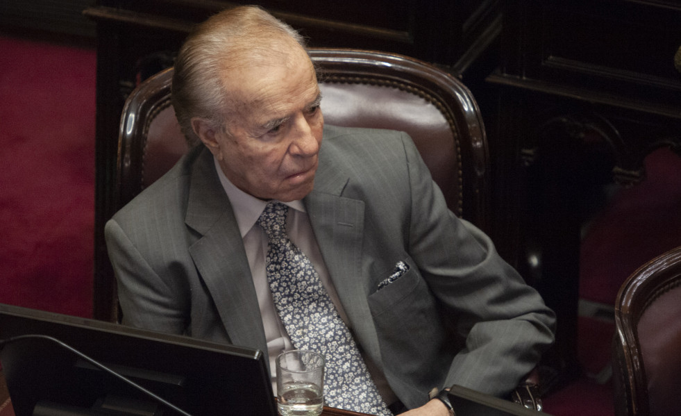 EuropaPress 3486851 imagen archivo expresidente senador argentina carlos menem