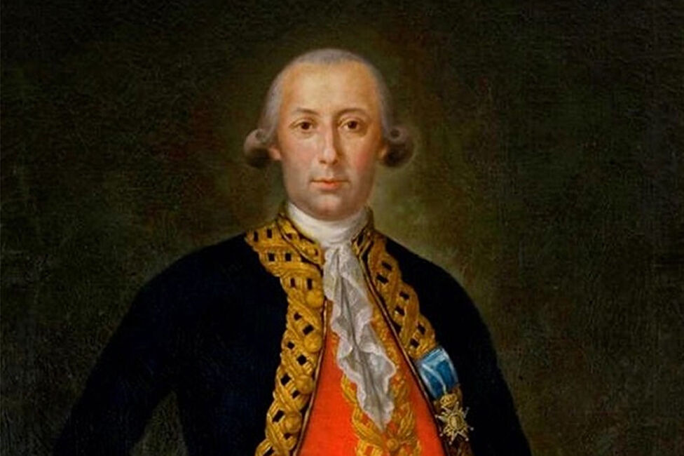 Bernardo de Gálvez (c. 1783-84), en un retrato de Mariano Salvador Maella