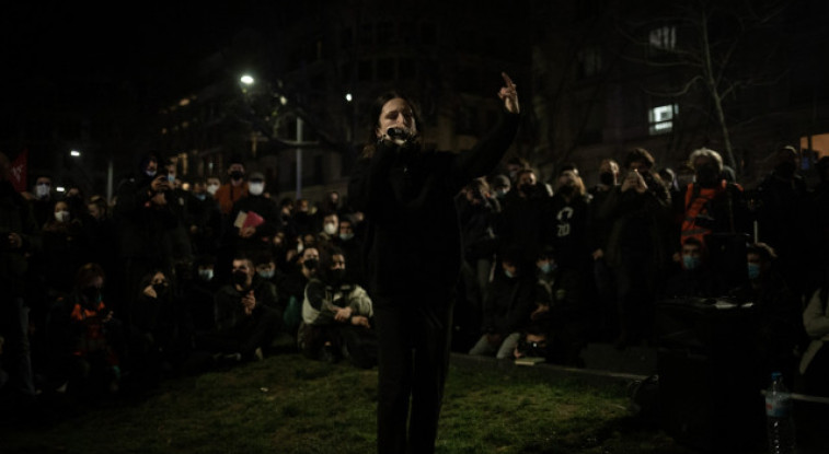 Segon dia de protestes per Hasel: la policia carrega contra els manifestants a Madrid