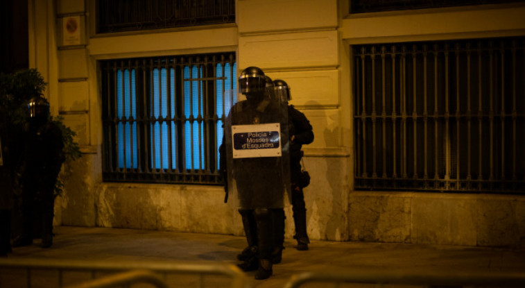 Llibertat per als dos detinguts aquest divendres durant les protestes per Hasel a Barcelona