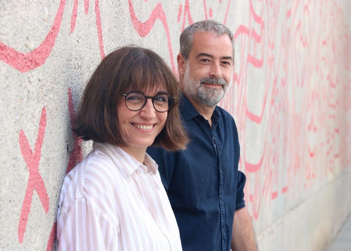 Judith Colell i Carlos Rodríguez, presidenta i tresorer de la nova Junta de l'Acadèmia del Cinema Català.
