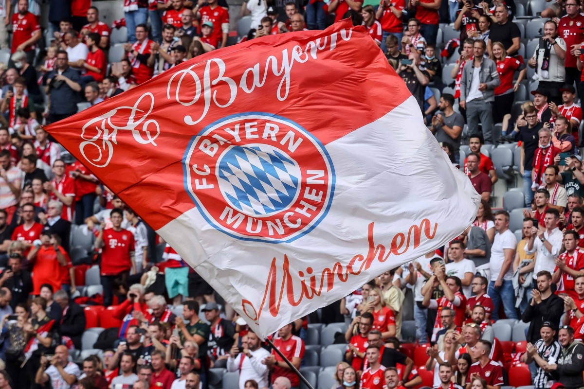 L’escut del Bayern llueix els rombes blanc-i-blaus de la bandera bavaresa