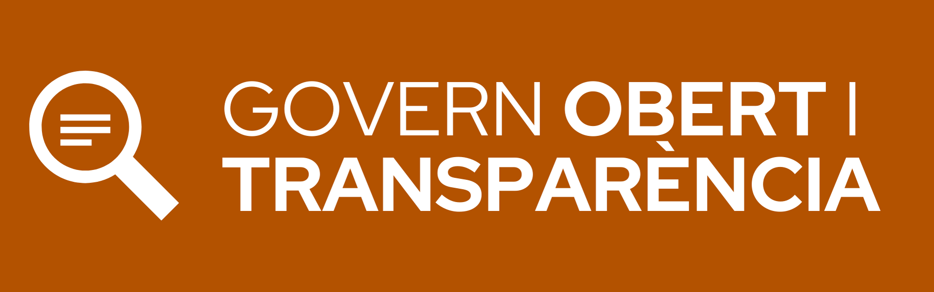 Govern obert i Transparència
