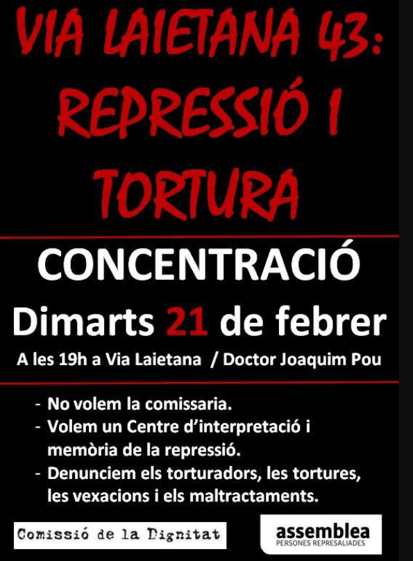 Vila Laietana 43: Repressió i tortura
