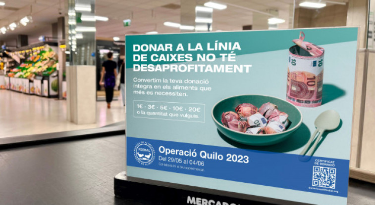 Les 250 botigues catalanes de Mercadona participen a l''Operació Kilo' 2023