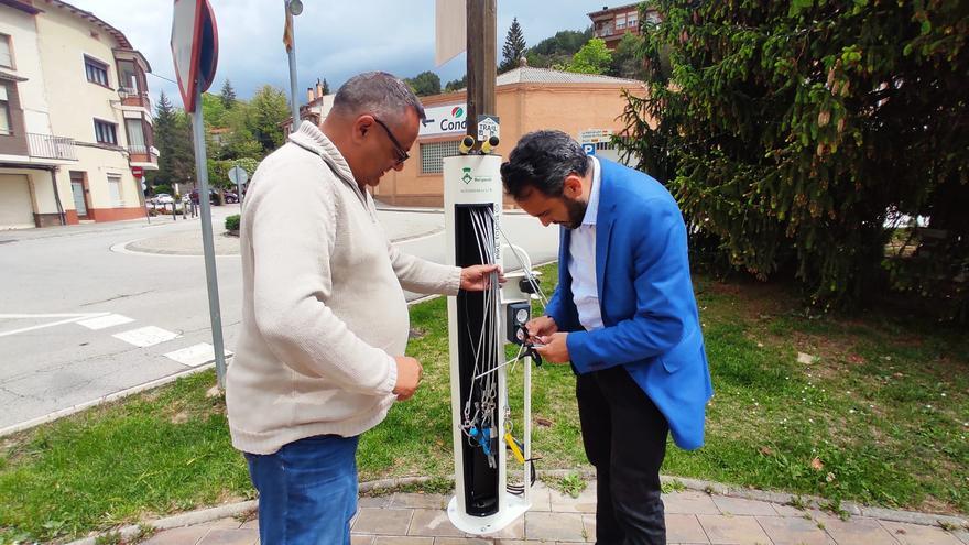 Instal·laran una desena d’aparcabicicletes tancats i quaranta punts d’assistència al Berguedà