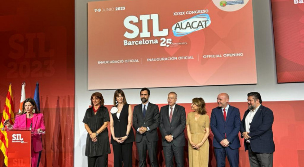 La ministra Raquel Sánchez inaugura la 25a edició del Saló Internacional de la Logística