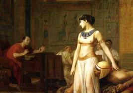 Cleopatra y César (1866), obra de Jean-Léon Gérôme.