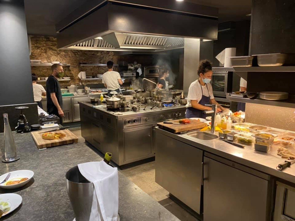 La cuina del restaurant Gresca, Premi Nacional de Gastronomia 2023