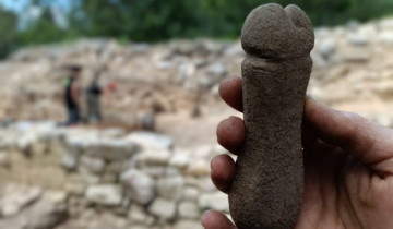 Descobreixen un penis de pedra que es feia servir fa 500 anys per esmolar armes a Espanya