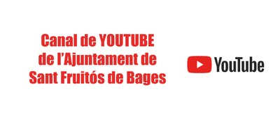 Canal Youtube Ajuntament de Sant Fruitós de Bages