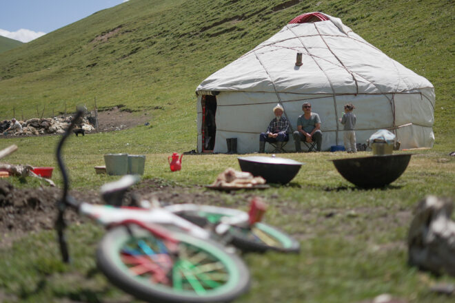 La vida a les últimes iurtes de Quirguísia