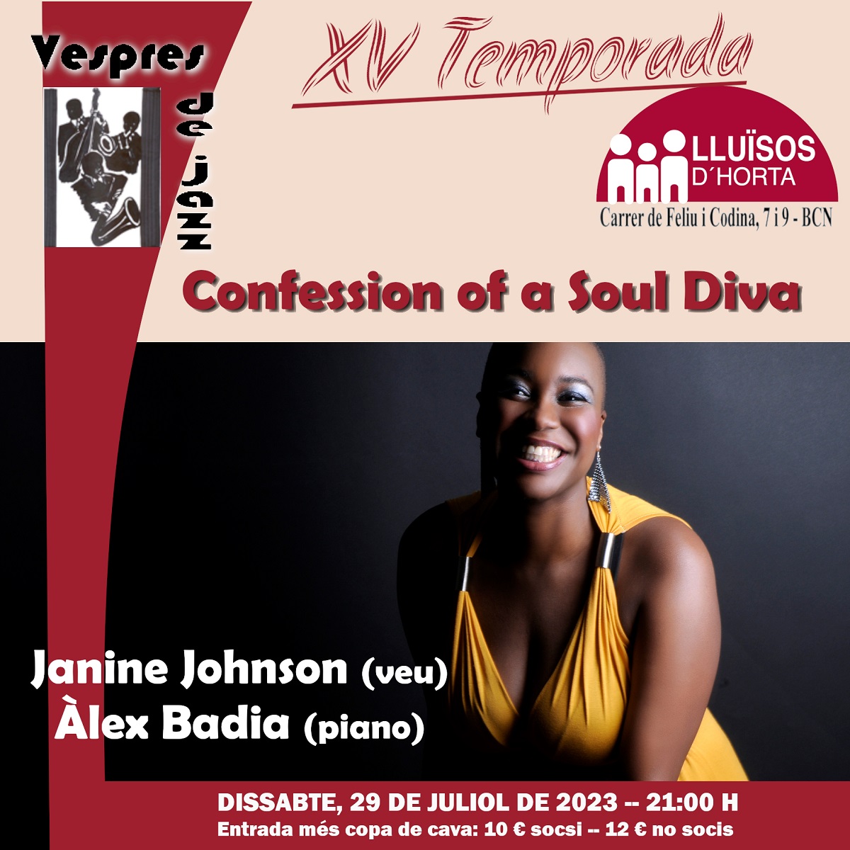 Vespres de Jazz - Confession of a Soul Diva
