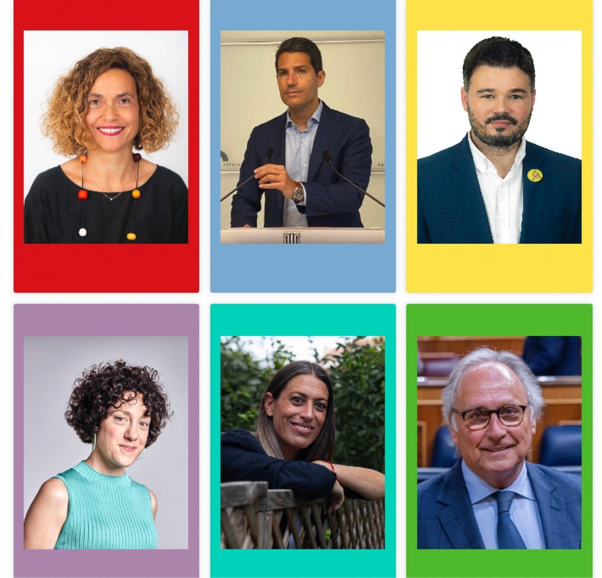 Els diputats catalans que han concorregut com a cap de llista 