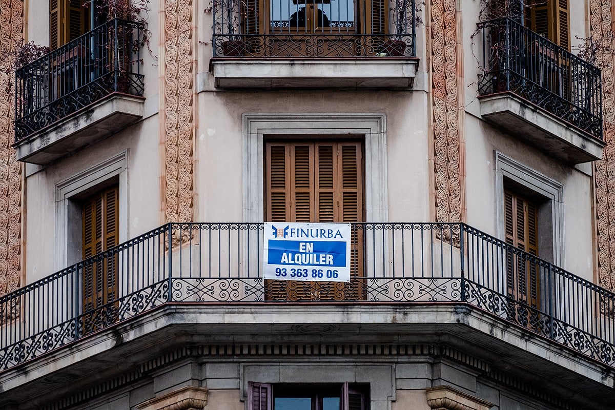 Un pis en lloguer al centre de Barcelona, en imatge d'arxiu.