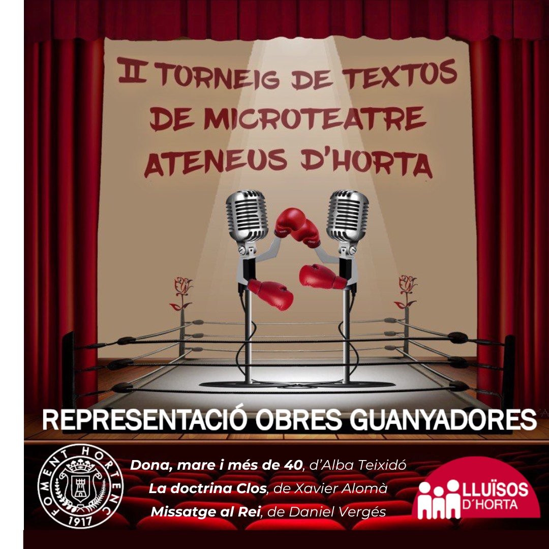 Microteatre Ateneus d'Horta - Mostra de les obres guanyadores
