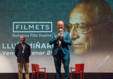 El director i productor de cinema Lluís Miñarro ha rebut aquesta tarda la Venus d’Honor del festival FILMETS