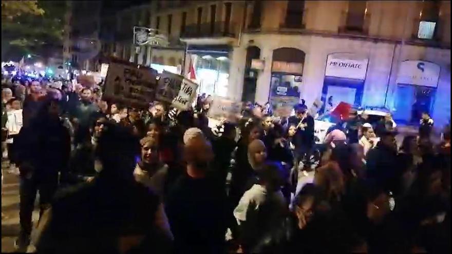 Una manifestació a favor de Palestina acumula milers de persones a Manresa